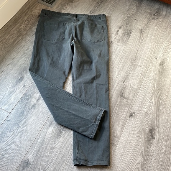 THEORY Mens Cotton Gray 4 Button Fly Pants - Picture 5 of 7